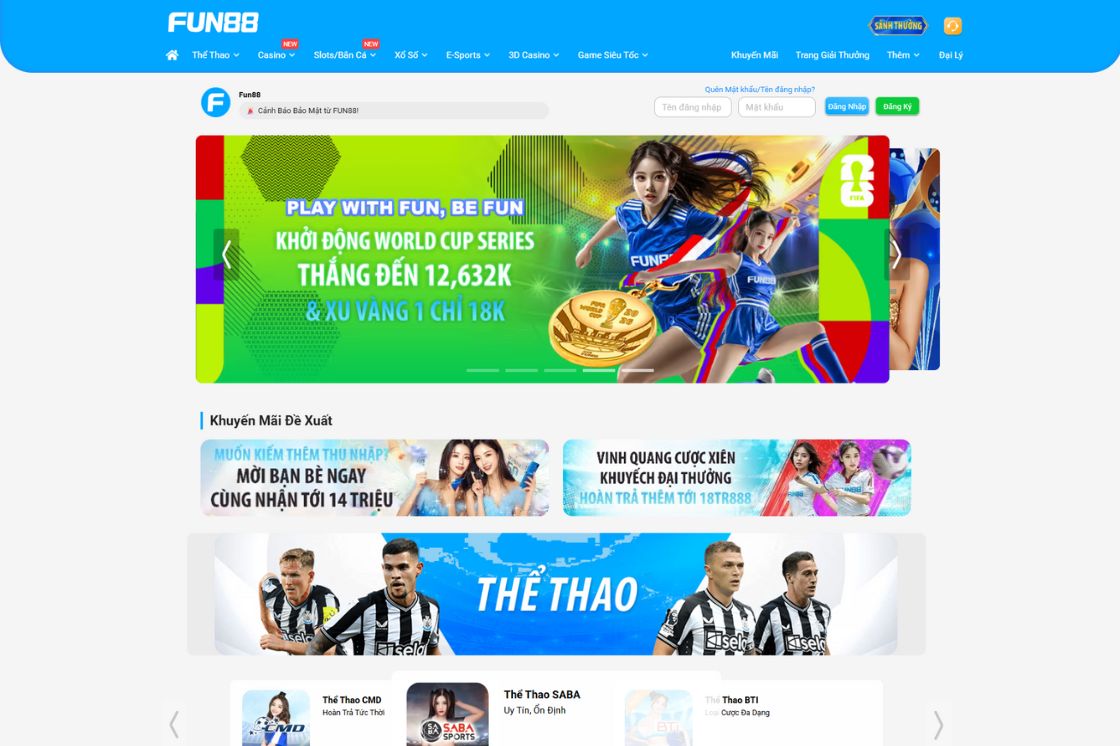 Fun88 Top 10 Trang cá độ bóng đá uy tín nhất 2025 tại Việt Nam